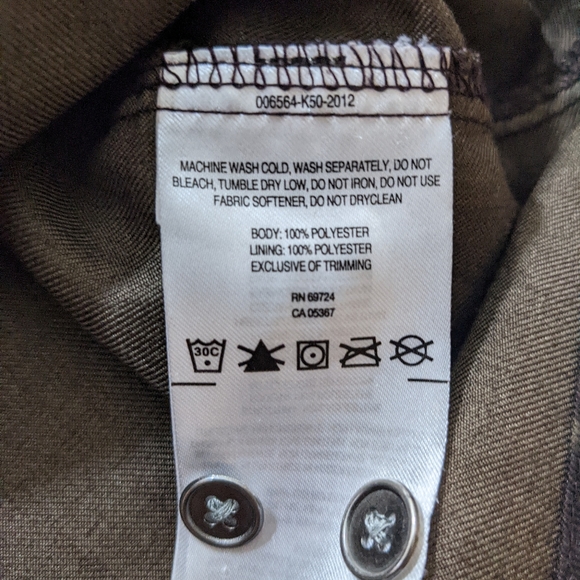 Mens Columbia Omni-Wick Long Sleeve Button Shirt Medium Tiny Trees Brown. - Picture 5 of 7